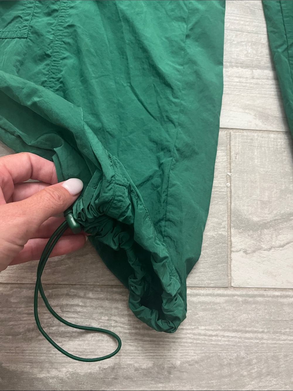 BDG Green Parachute Pants - Picture 2 of 7